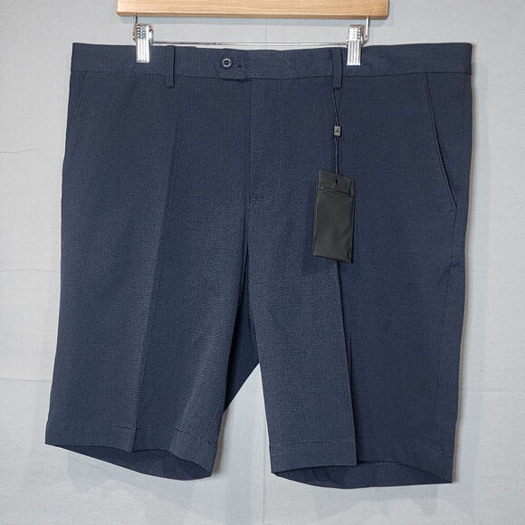 J. Lindeberg High Vent Golf Shorts Navy Men's Sz 38 - NWT - Picture 1 of 8